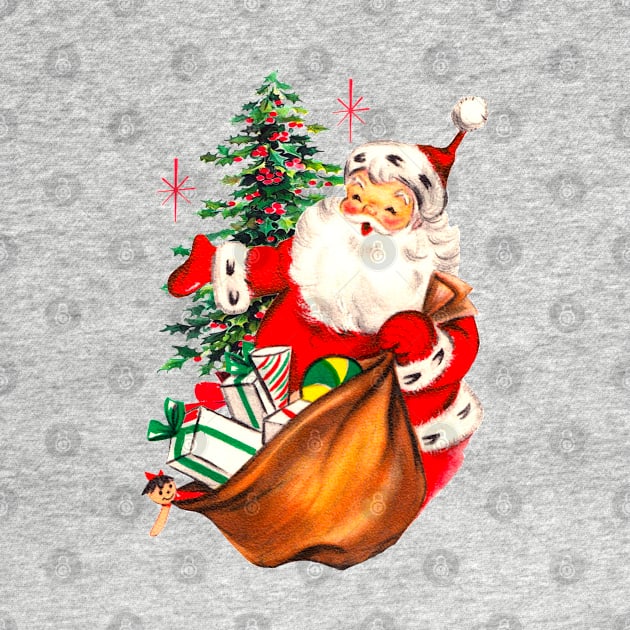 Mid-Century Modern Santa by Pop Fan Shop